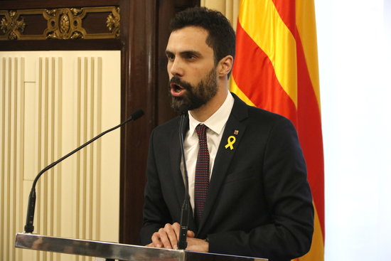 Catalan Parliament president, Roger Torrent (by Rafa Garrido)